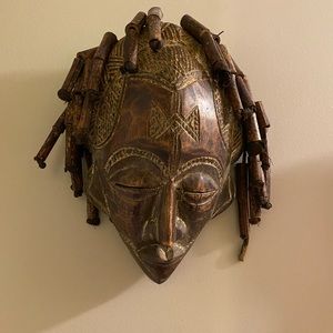 Handcrafted African Chokwe Tribal Mask